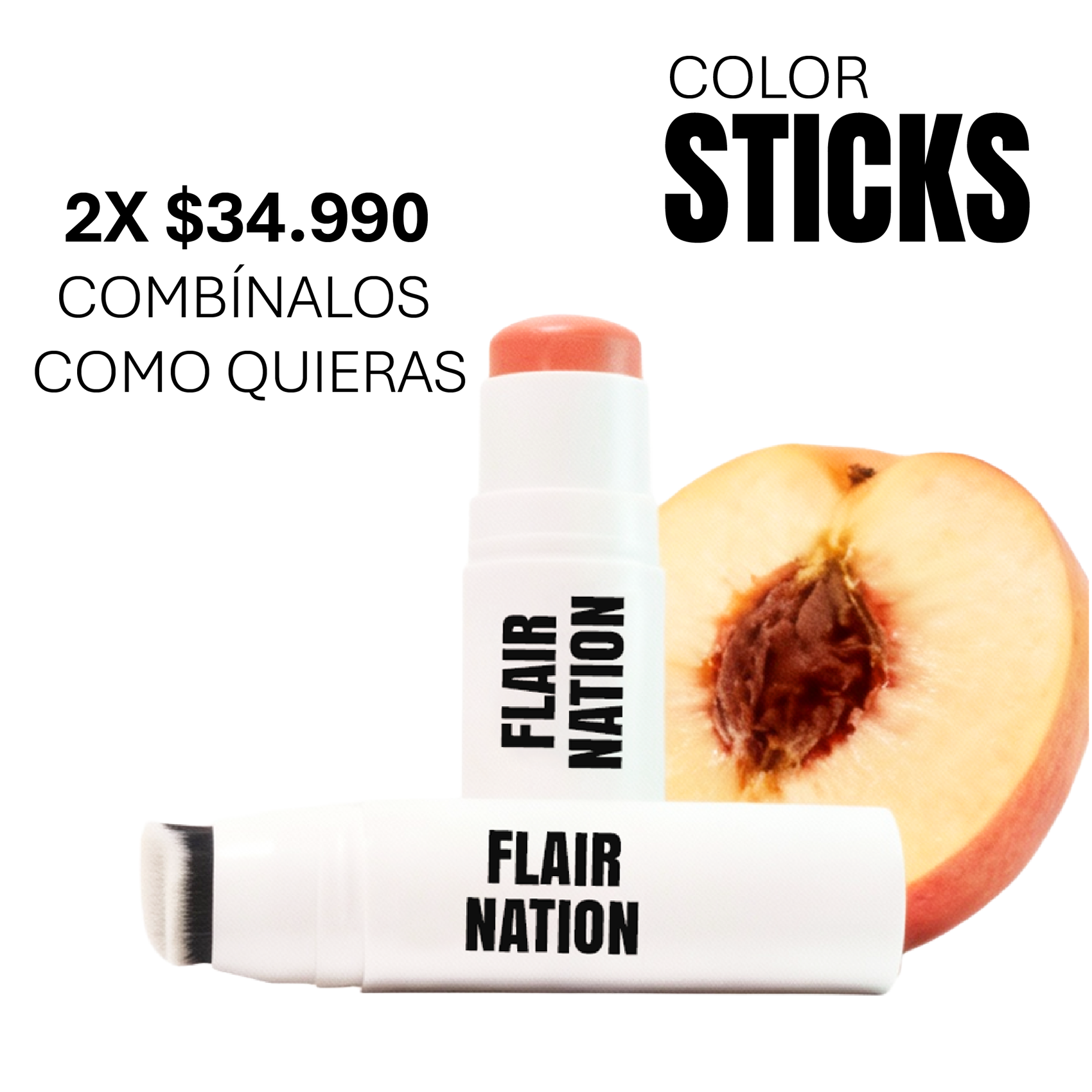 All Over Stick Flair Nation -  Barra de color multiuso