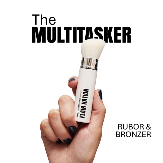 Brocha Multitasker Flair Nation - Rubor y Bronzer