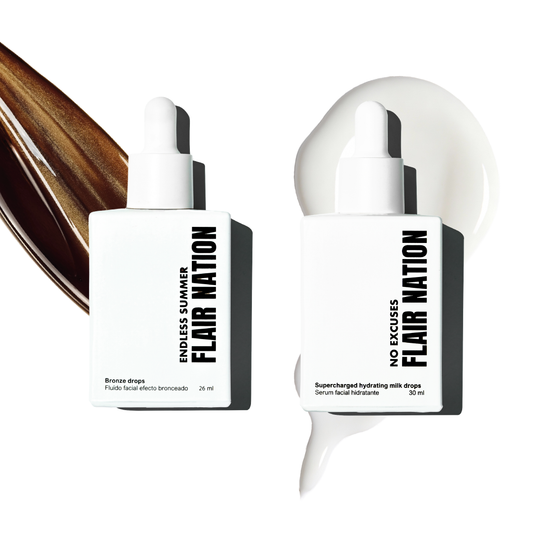 Combo Bronze Drops + No Excuses SPF 50 Flair Nation