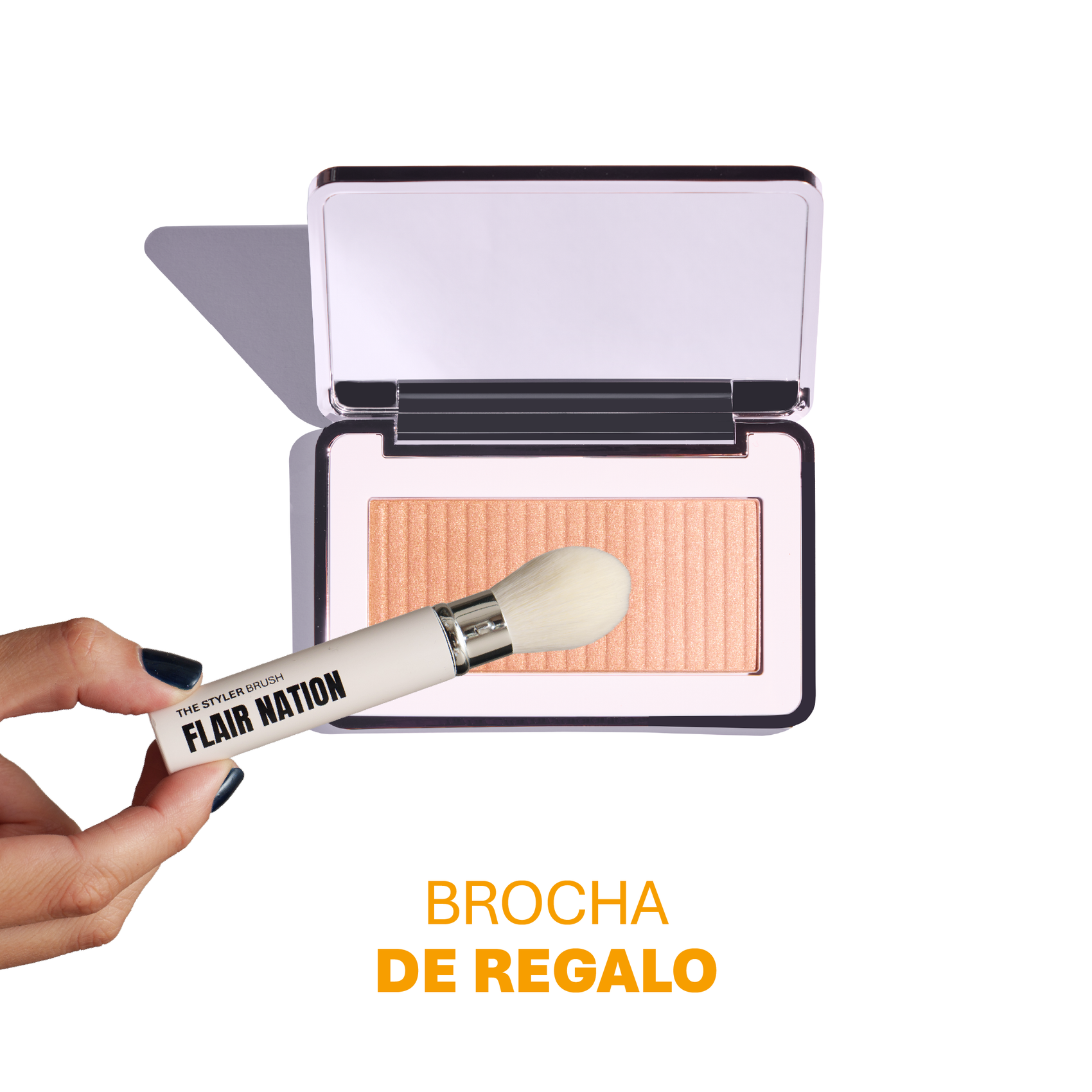 Double Glow - Iluminador en Polvo Multitono Flair Nation